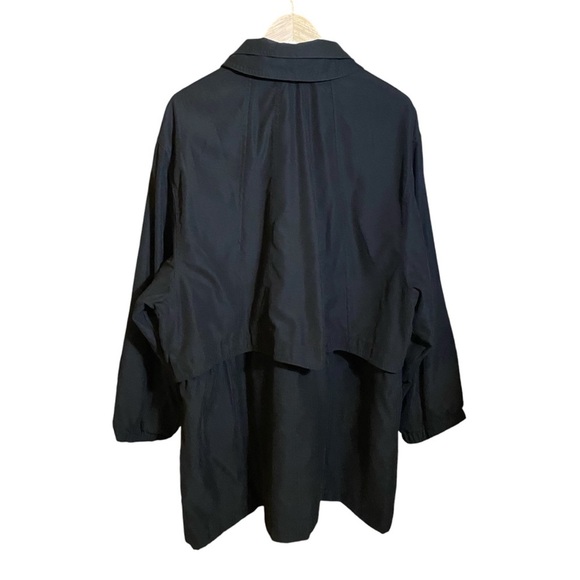 Carlo Briani Men's Jacket Raincoat Navy Blue Waterproof Size 3X - Picture 3 of 15